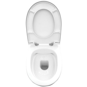 Deante AVIS CDAD6ZPW Závesné WC rimless vrátane sedátka, biela