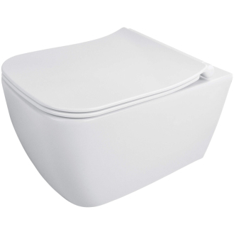 Deante HIACYNT NEW CDYD6ZPW Závesné WC rimless vrátane sedátka, biela