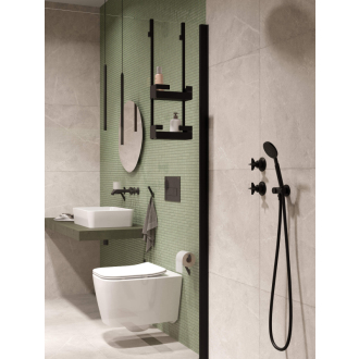 Deante HIACYNT NEW CDYD6ZPW Závesné WC rimless vrátane sedátka, biela