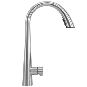 REA Ross kuchynská batéria, brúsený nikel inox REA-B5314