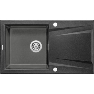 DEANTE PRIME BICOLOR ZSR_G11T Jednodrez s odkvapom, granit grafit-antracit