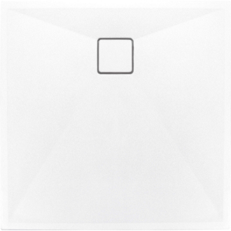 Deante CORREO sprchová vanička, alabaster granit, 80x80 cm KQR_A42B