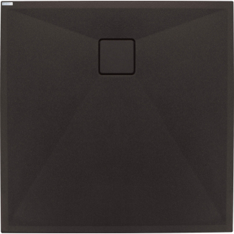 Deante CORREO Sprchová vanička granit čierna, 80x80 cm KQR_N42B
