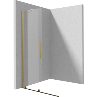 Deante JASMIN posuvné walk-in, lesklé zlato 100x195 cm KTJ_Z30R