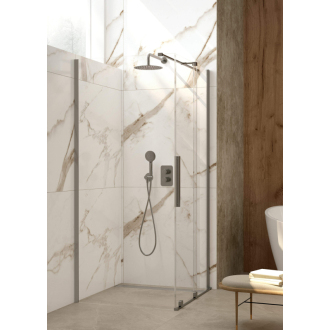Deante JASMIN sprchová stena walk-in, titán 80 cm KTJ_D38P