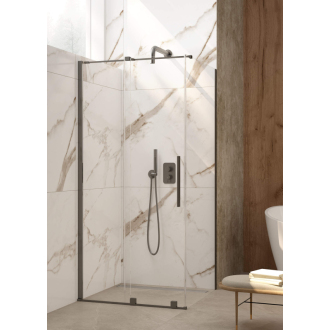 Deante JASMIN sprchová stena walk-in, titán 80 cm KTJ_D38P