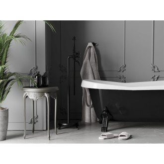 MEXEN RETRO Black batéria vaňová, voľne stojaca 75933-70