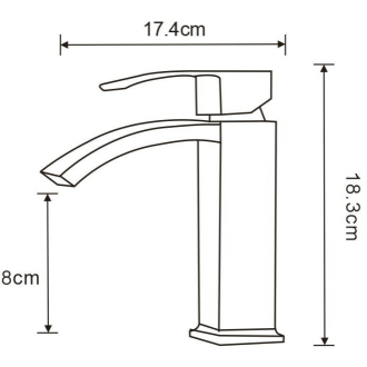 Mexen Libra Umývadlová batéria, chróm 745100-00