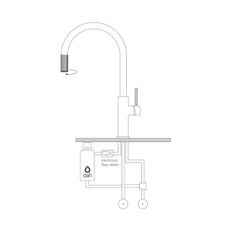 Omnires SWITCH Drezová batéria so sadou filtra D1, biela mat SW9057-FD1WM