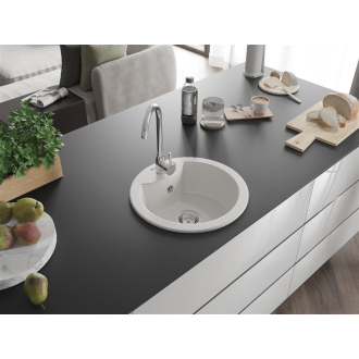 Mexen DIEGO Jednodrez 488x488x167, granit biela 6512481000-20