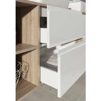 Cersanit Moduo 118cm, zostava 113, sivá