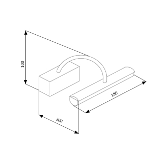VICO svietidlo R7s, 100W, 230V, chróm C2001AMCR