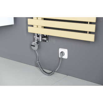 TWIN COMBI pripojovacia sada ventilov pre stredové pripojenie, pravá, chróm CP461S