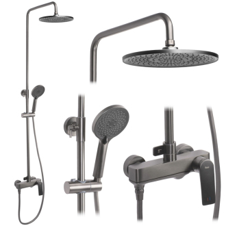 REA Avalon sprchový set, Titanium REA-P2401