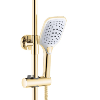 REA Melia sprchový set, biela-zlatá REA-P2406