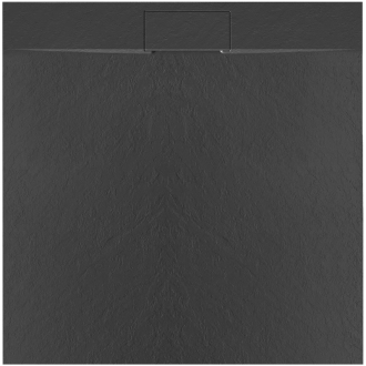 REA Bazalt sprchová vanička 90x90 - čierna REA-K3307