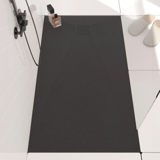 REA Sprchová vanička Magnum, čierna 100x80 REA-K3330