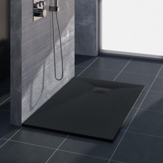 REA Sprchová vanička Magnum Black 120x80 REA-K3331