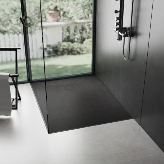REA Sprchová vanička Magnum Black 120x80 REA-K3331