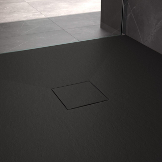 REA Sprchová vanička Magnum Black 120x80 REA-K3331