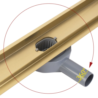 REA Odtokový žľab REA Neox pre Brush Gold 70 REA-G2702