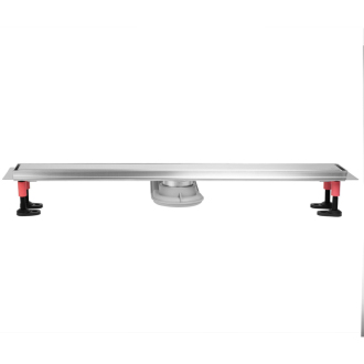 REA Odtokový žľab Neox Superflow, brúsený nikel 80 REA-G2707