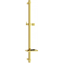 MEXEN DQ Posuvný držiak sprchy s mydelničkou, 80 cm, zlatá 79381-50