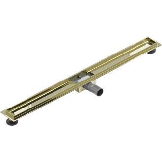 MEXEN lineárny odtokový žľab so sifónom, 90 cm zlatá 1515090