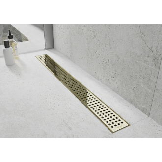 MEXEN M08 rošt pre lineárny odtokový žľab 90 cm zlatá 1525090
