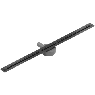 MEXEN Flat 360 Super Slim podlahový žľab otočný 90 cm, čierna 1751090