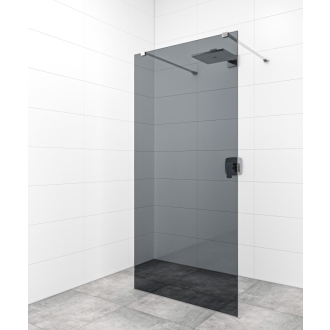 Walk-in 137x200, profil, zavetrovanie SATBWI140KSZAV
