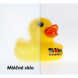 Walk-in 95,9x200 (iba sklo), mliečne sklo SIKOWI100MS