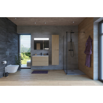 Walk-in 70x200, zavetrovanie C, profil SATBWI70PRCROZC