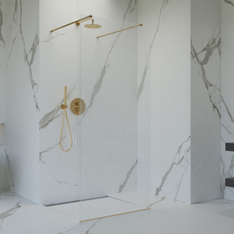 Walk-in 77x200, profil, zavetrovanie SATBWI80MRZAVZ