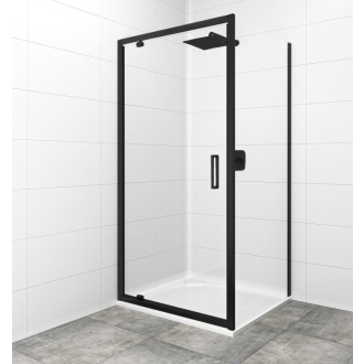 Sprch. dvere SIKOTEX + pevná stena 100, SIKOTEXP100S100C