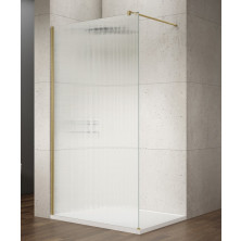 VARIO GOLD jednodielna sprchová zástena na inštaláciu k stene, sklo nordic, 1100 GX1511-08