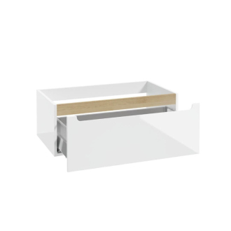 STILLA doplnková skr. 80x30x45 biela LESK