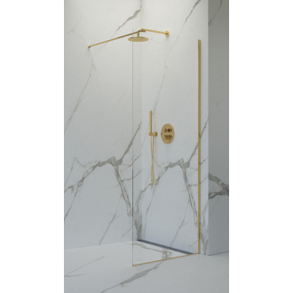 Walk-in 70x200,zavetrovanie zlatá, profil SATBWI70PRZ