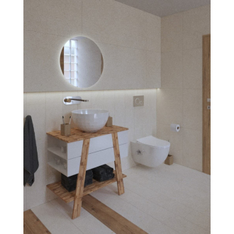 Naturel Home um.sk. 80x46x73cm biela