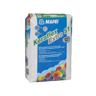 MAPEI KERAFLEX EXTRA S1 sivý 25 kg cementové lepidlo