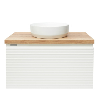 Savona biela 100cm s doskou dub halifax SAVONA100BIDDH