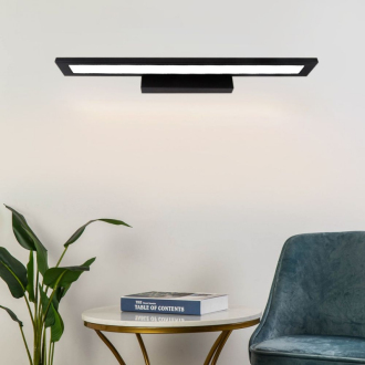 Rea Svietidlo nad zrkadlo LED 60cm - čierna OSW-06665
