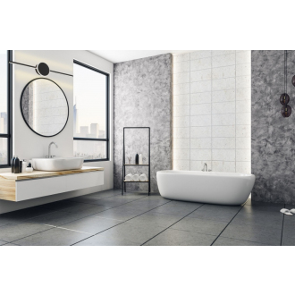 Rea Okrúhle svietidlo nad zrkadlo LED 60cm - čierna OSW-07881