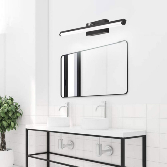 Rea Svietidlo nad zrkadlo LED 50cm - čierna OSW-05003