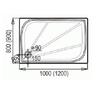 LIMNEW10090 vanička liaty mramor 100x90x3