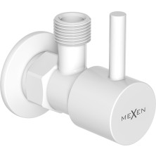Mexen R1 rohový ventil pre batériu 1/2"x3/8", biela - 79970-20
