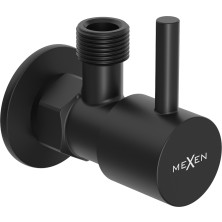 Mexen R1 rohový ventil pre batériu 1/2"x3/8", čierny - 79970-70