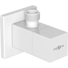 Mexen S rohový ventil pre batériu 1/2"x3/8", biela - 79971-20