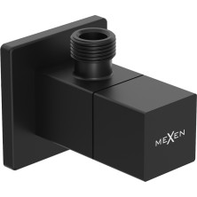 Mexen S rohový ventil pre vodovodné batérie 1/2"x3/8", čierny - 79971-70