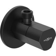 Mexen T rohový ventil pre batériu 1/2"x3/8", čierny - 79973-70